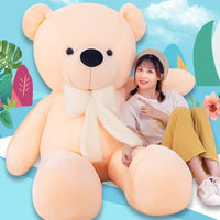 Giant Teddy Bear with Bow Tie Stuffed Plush Toy