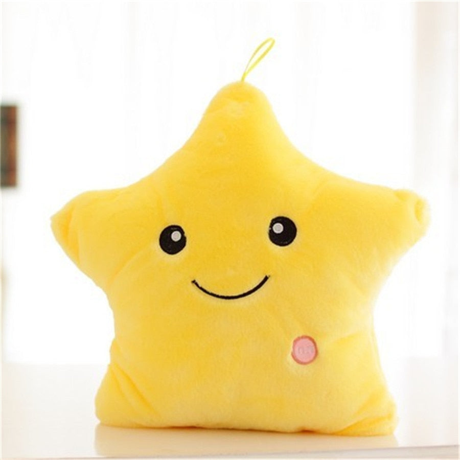 Soft Plush Luminous Star Cushion