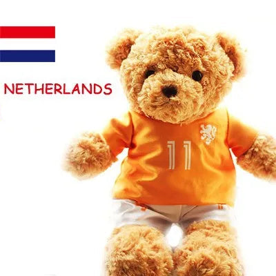 Plush Football Player Teddy Bear