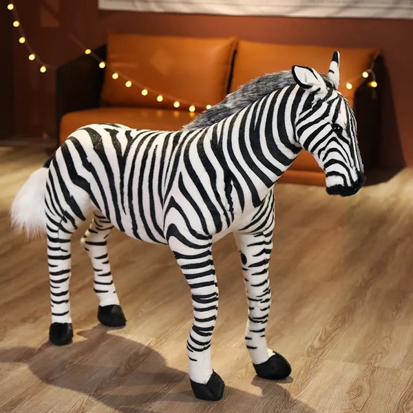 Giant Zebra Plush Stuffed Toy