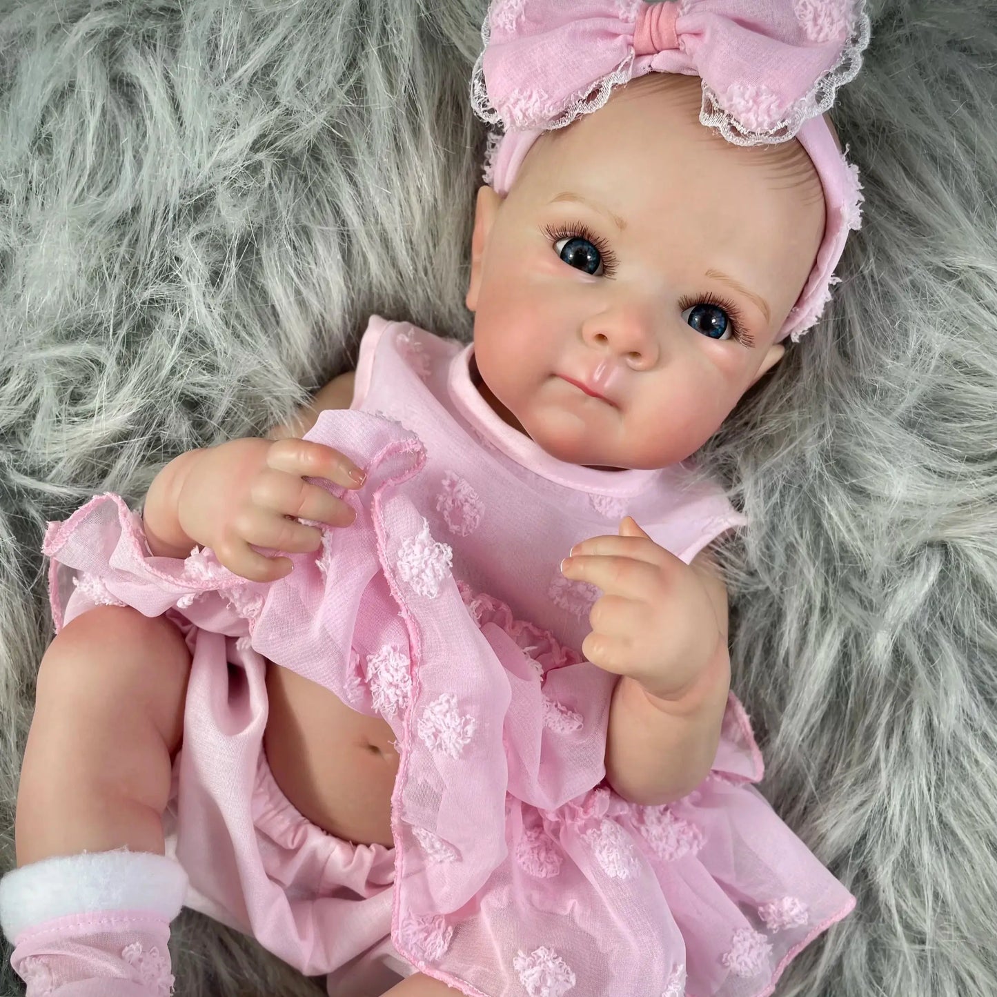 Full Body Vinyl Girl Reborn Baby Doll