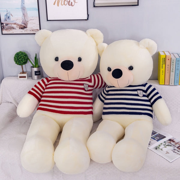 Giant Teddy Bear with Knitted Sweater Plush Toy