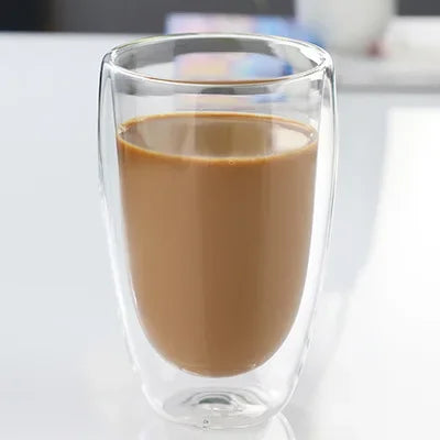 Double Wall Insulated Glass Mug