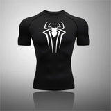 Printed Men's Athletic Compression Spider Shirt
