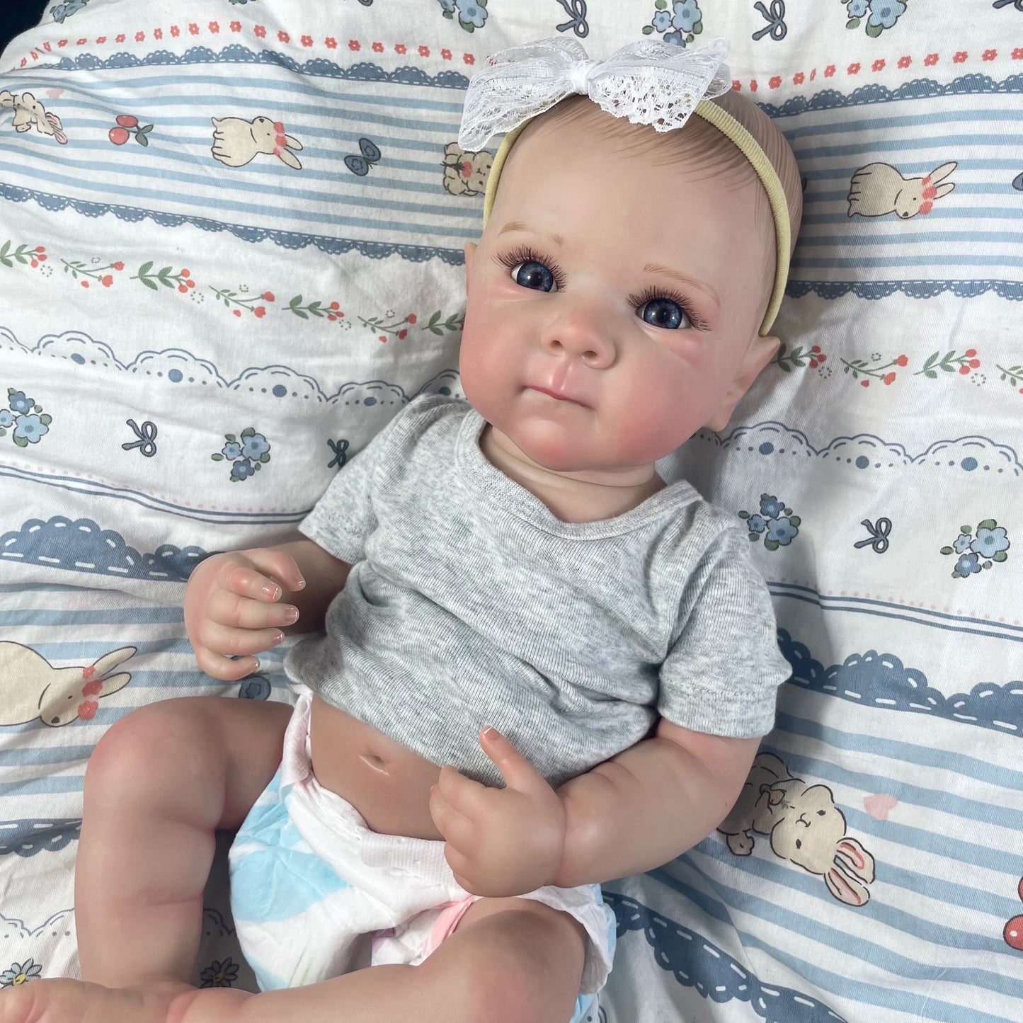 Full Body Vinyl Girl Reborn Baby Doll