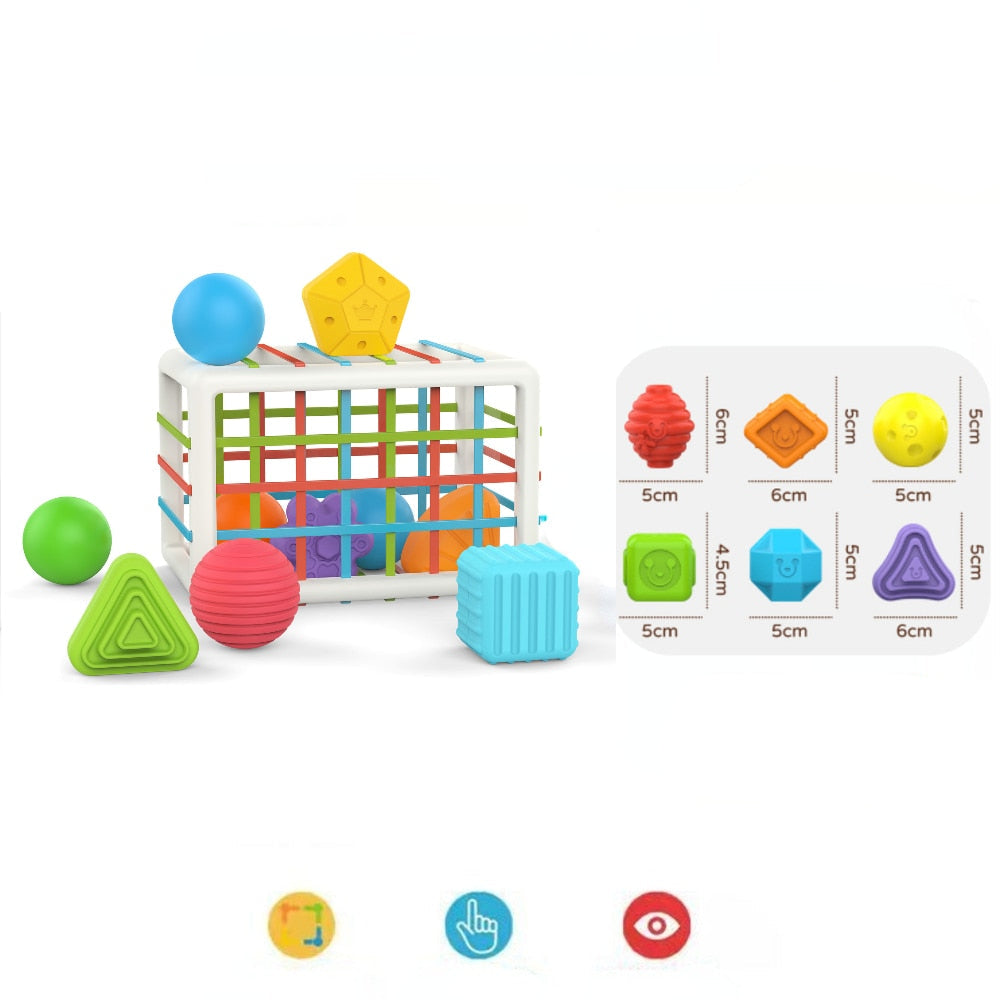 Colourful Shape Blocks Sorting Game