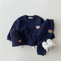Autumn Sweatshirt and Pants Set for Babies and Toddlers