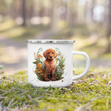 Camping Enamel Mug Dog Lover's Collection