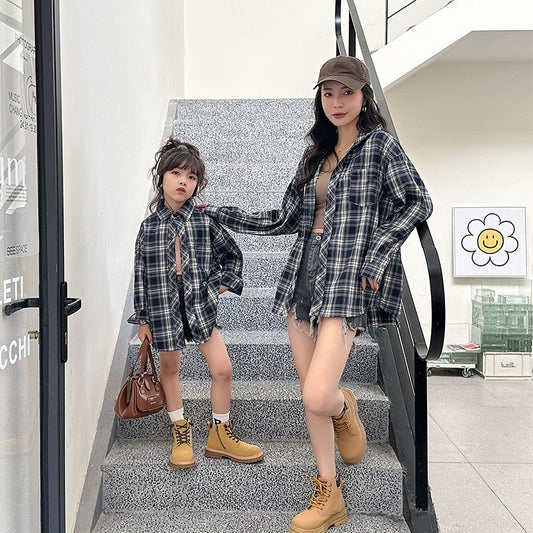 Matching Family Outfit - Plaid Long Sleeve Shirt