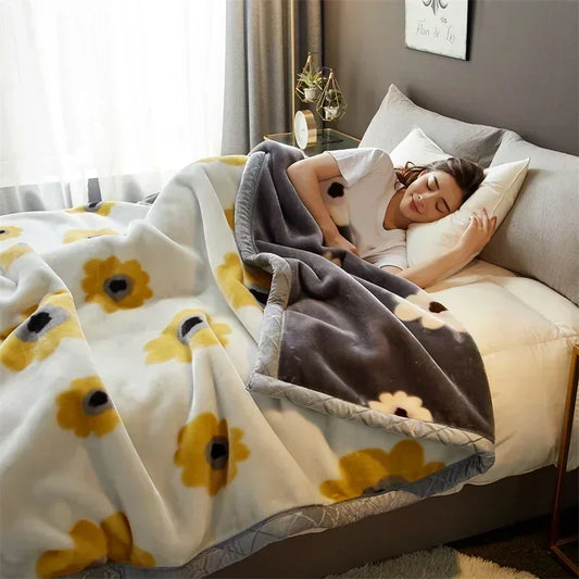 Double Sided Raschel Plush Blanket