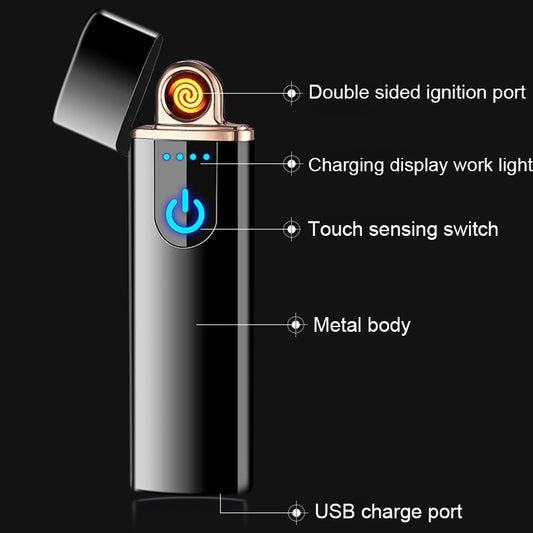 Windproof Electric Lighter - Eco-Friendly Ignition