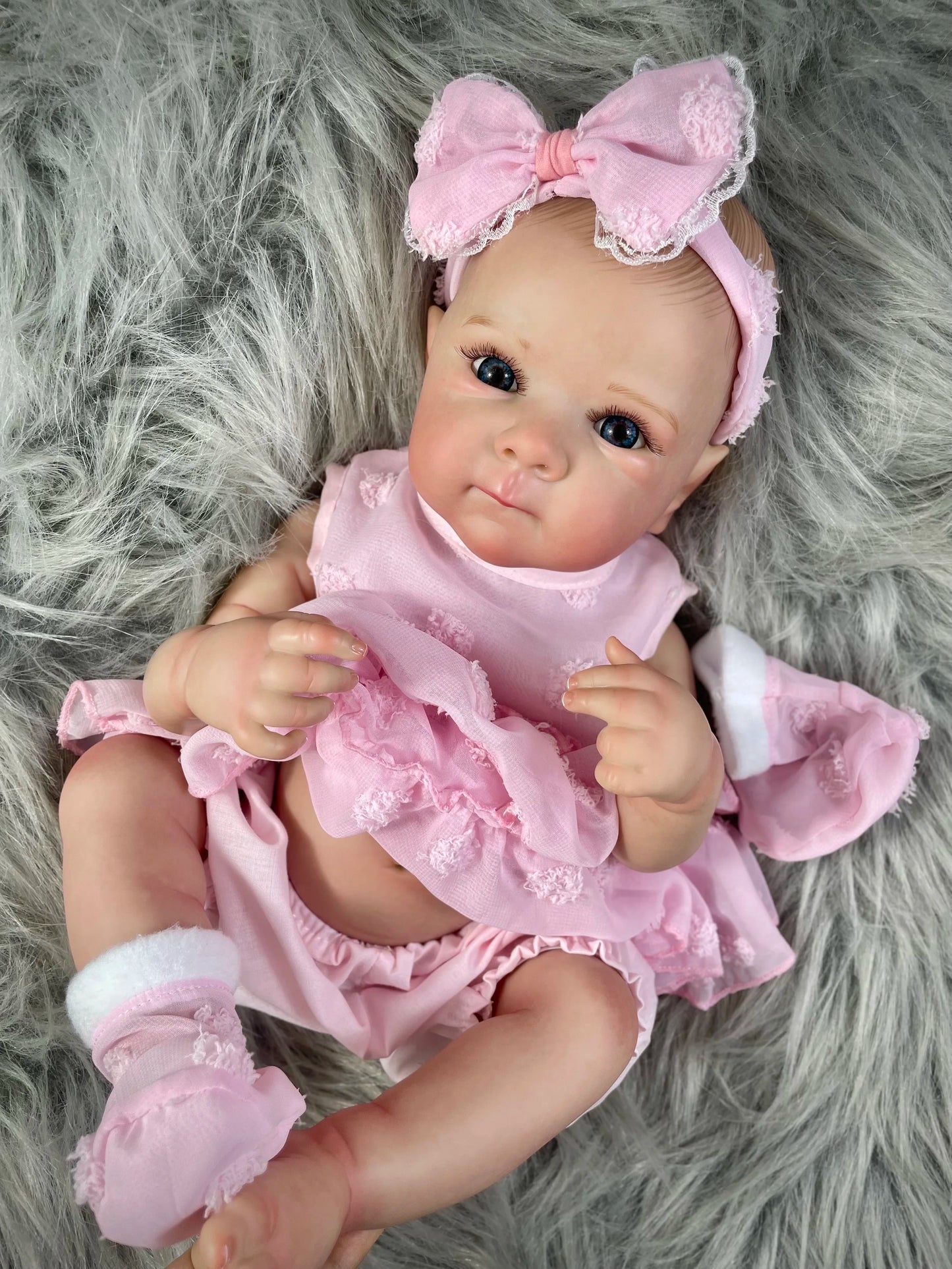 Full Body Vinyl Girl Reborn Baby Doll