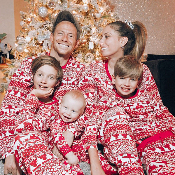 Winter Christmas Family Matching Pyjamas Set
