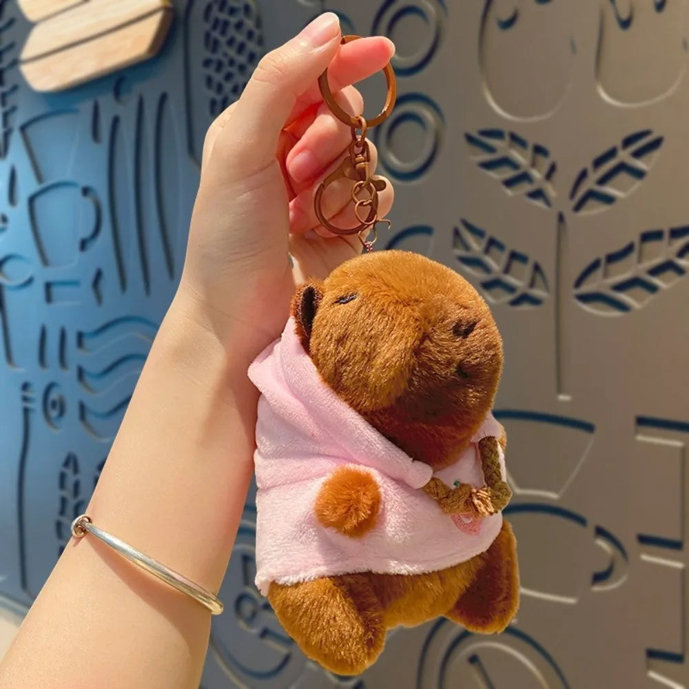 Capybara Plush Toy with Hoodie