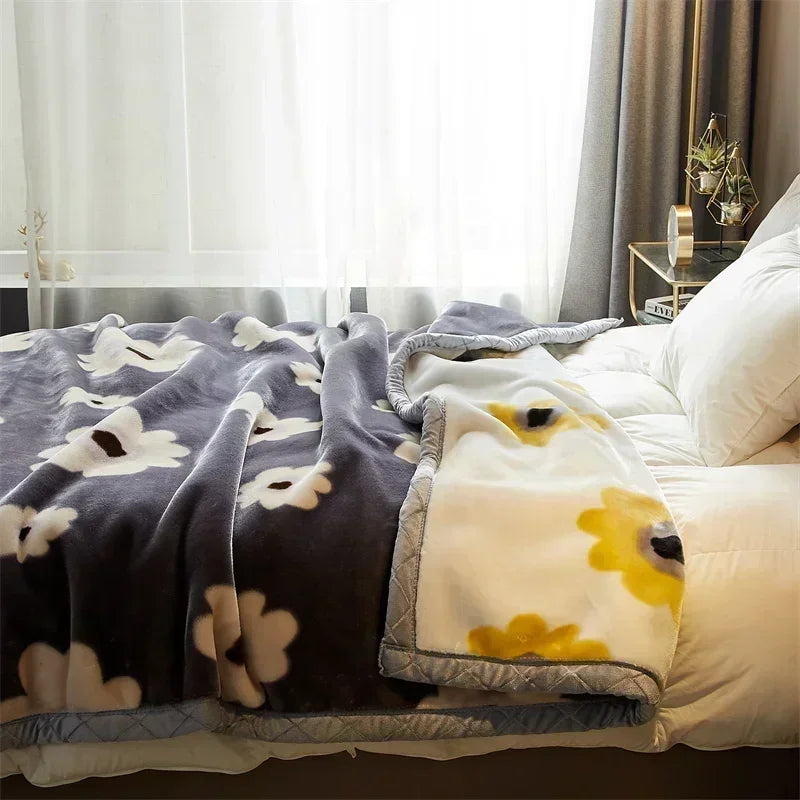 Double Sided Raschel Plush Blanket