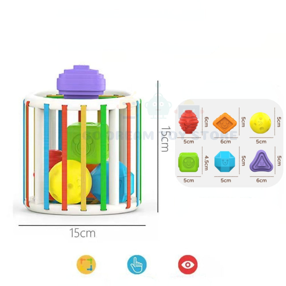 Colourful Shape Blocks Sorting Game