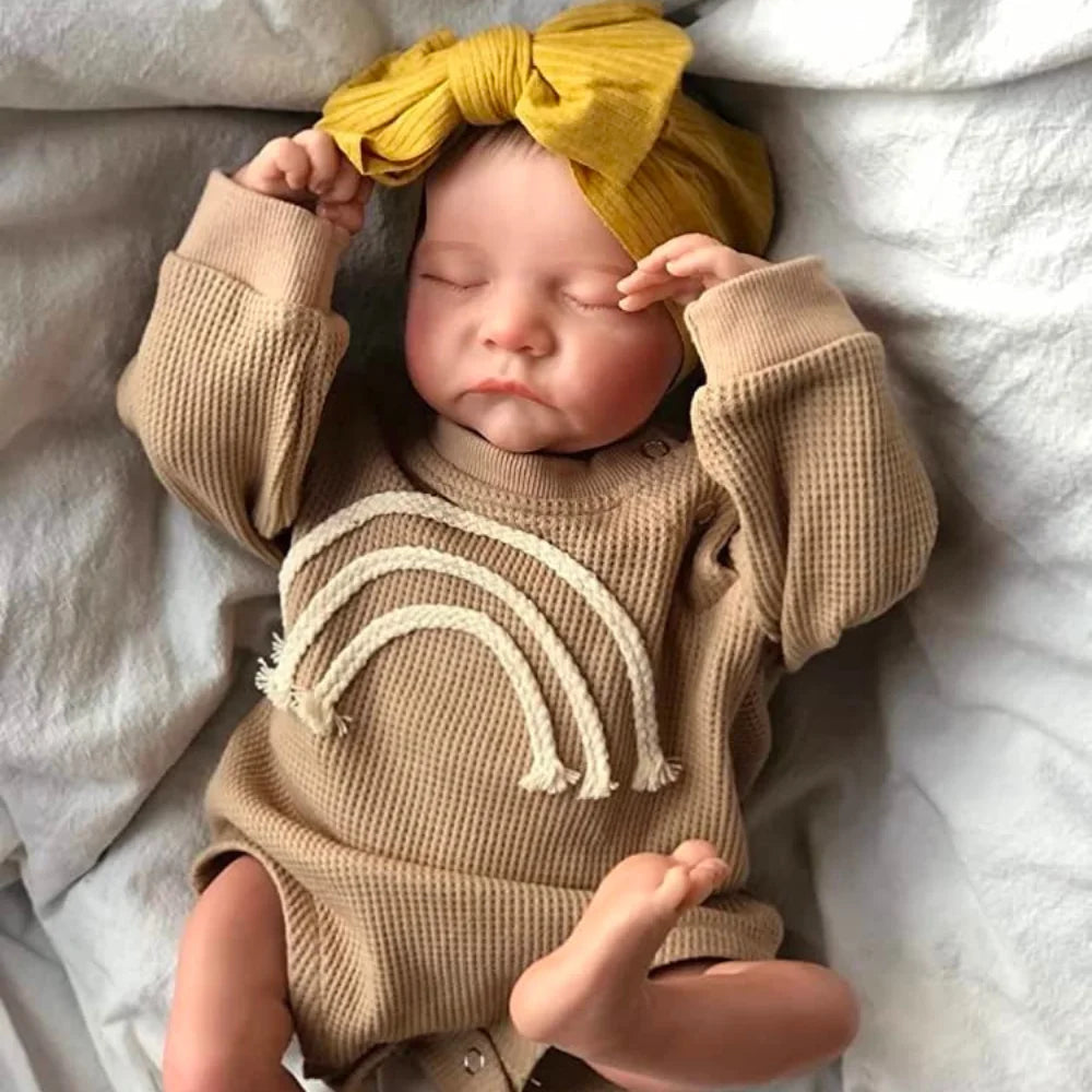 Reborn Baby Doll – Sleeping Vinyl Newborn Girl