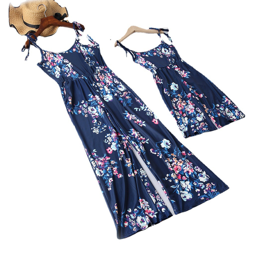 Matching Family Outfit - Navy Blue Floral Jumpsuit