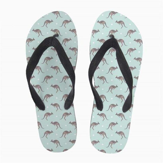 Kangaroo Flip-Flops - Australia Gifts