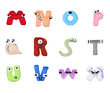 Alphabet Lore Plush Toys - English Letter Stuffed Toys - Educational Alphabet (A-Z)