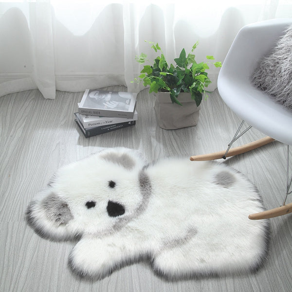 High Quality Soft Plush Rug Carpet - Koala & Panda Shape