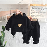 Winter Teddy Bear Set for Babies and Toddlers - Sweatshirt and Jeans