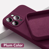 Protective Soft Silicone Phone Back Case for iPhone