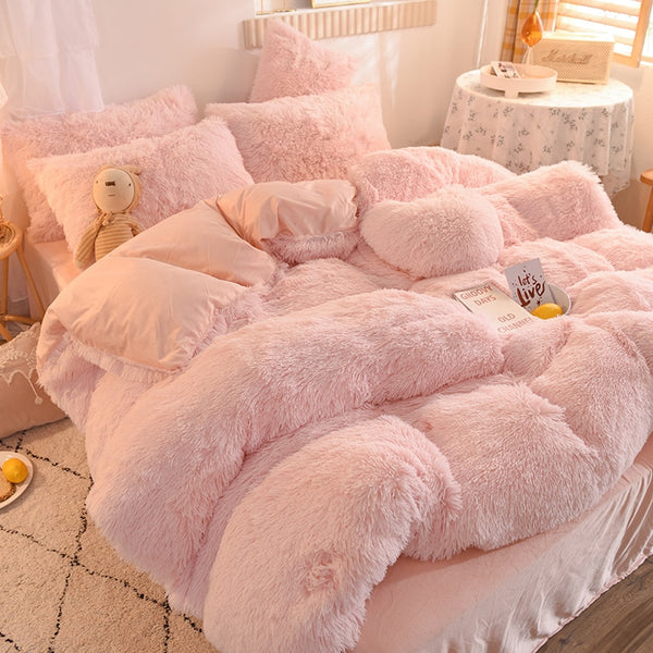 Luxury Plush Winter & Autumn Bedding Cover Set