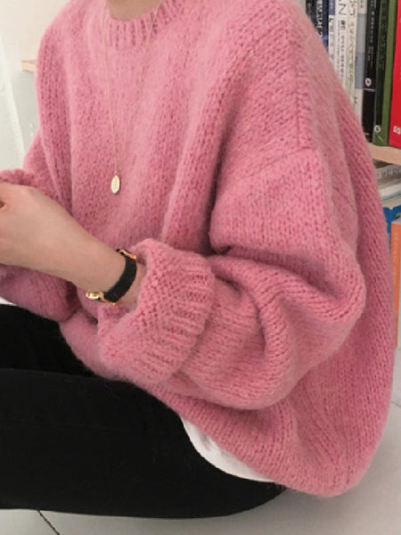 Women's Thick Wool Oversized Sweater
