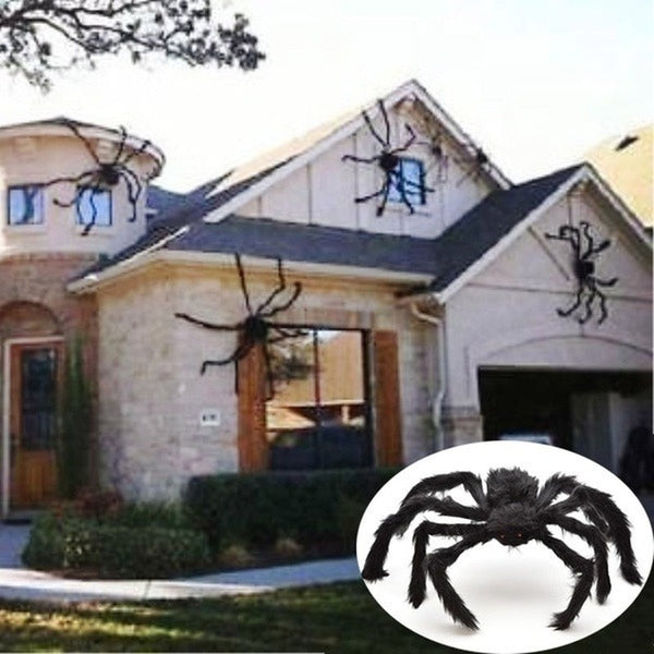 Giant Black Spider Halloween Decoration