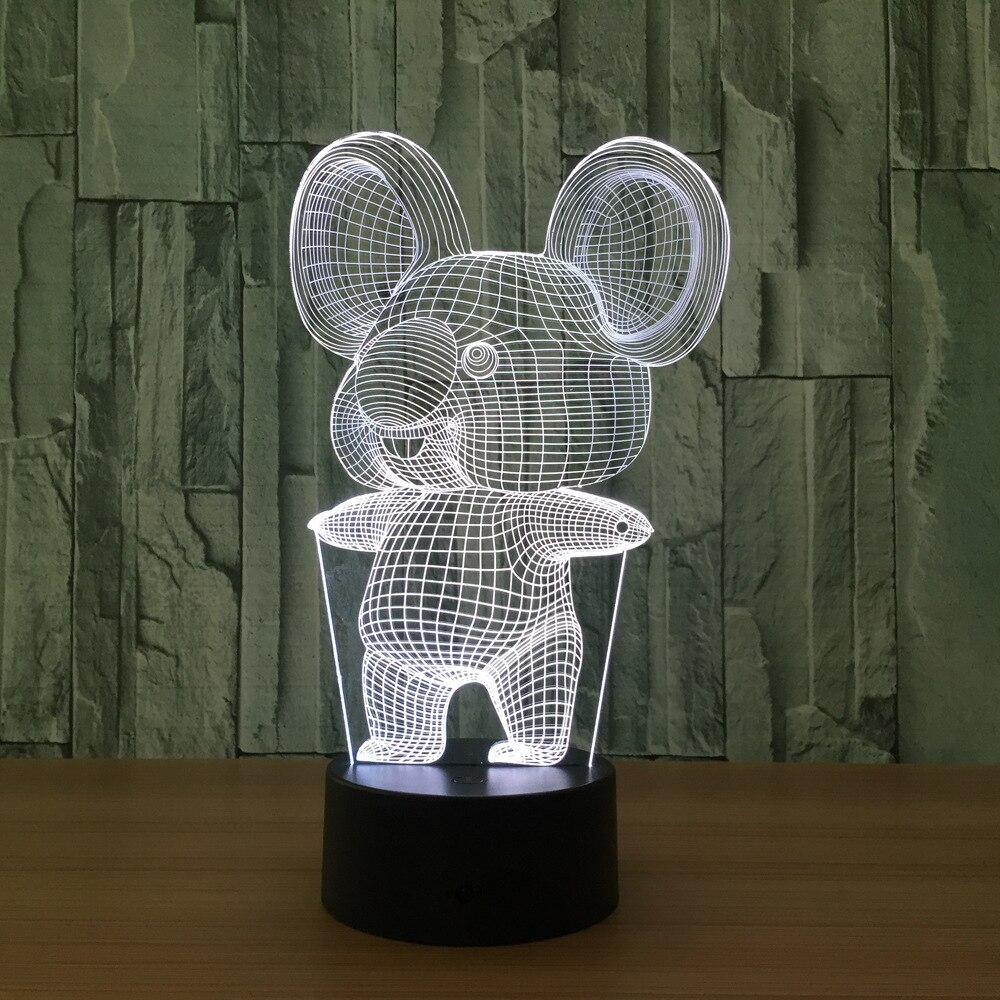 Koala 3D Night Lamp (7 Colours Mode) - Australia Gifts