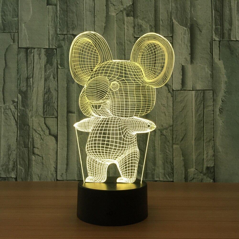 Koala 3D Night Lamp (7 Colours Mode) - Australia Gifts