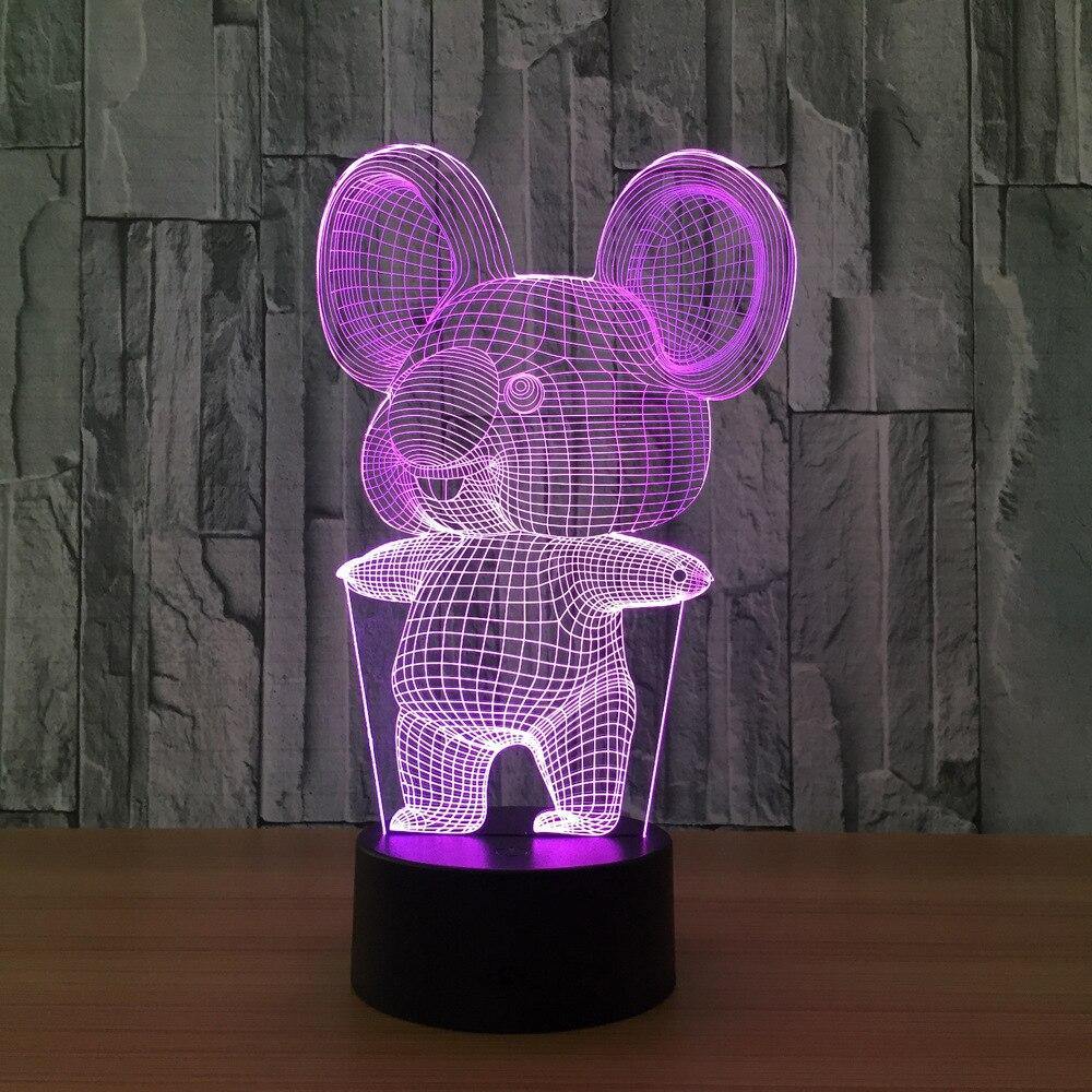 Koala 3D Night Lamp (7 Colours Mode) - Australia Gifts