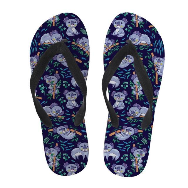 Kangaroo Koala Flip-Flops
