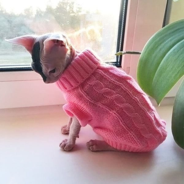 Knitted Cat & Dog Outfit