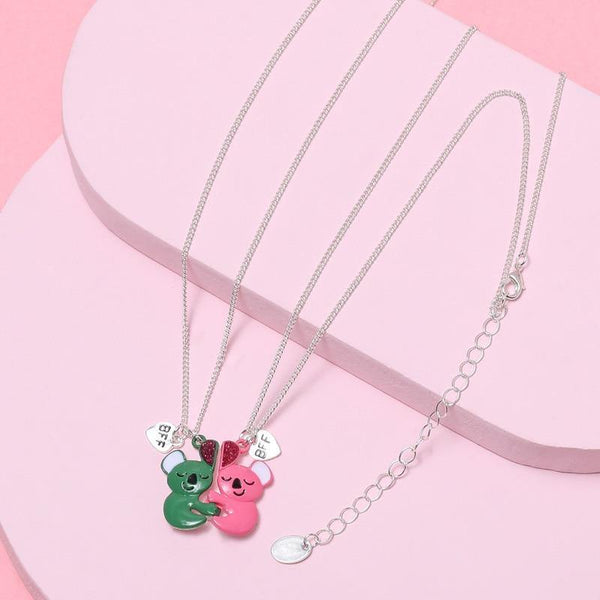 Koalas Best Friends Silver Necklace - Australia Gifts