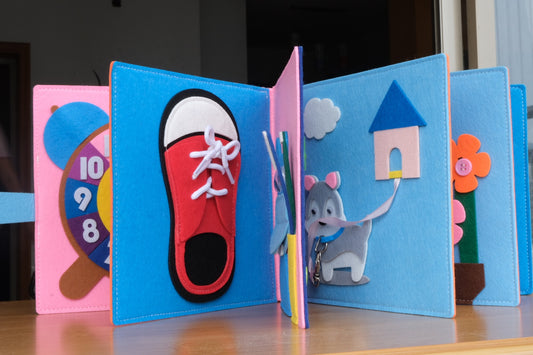 Washable Montessori Baby Book #1