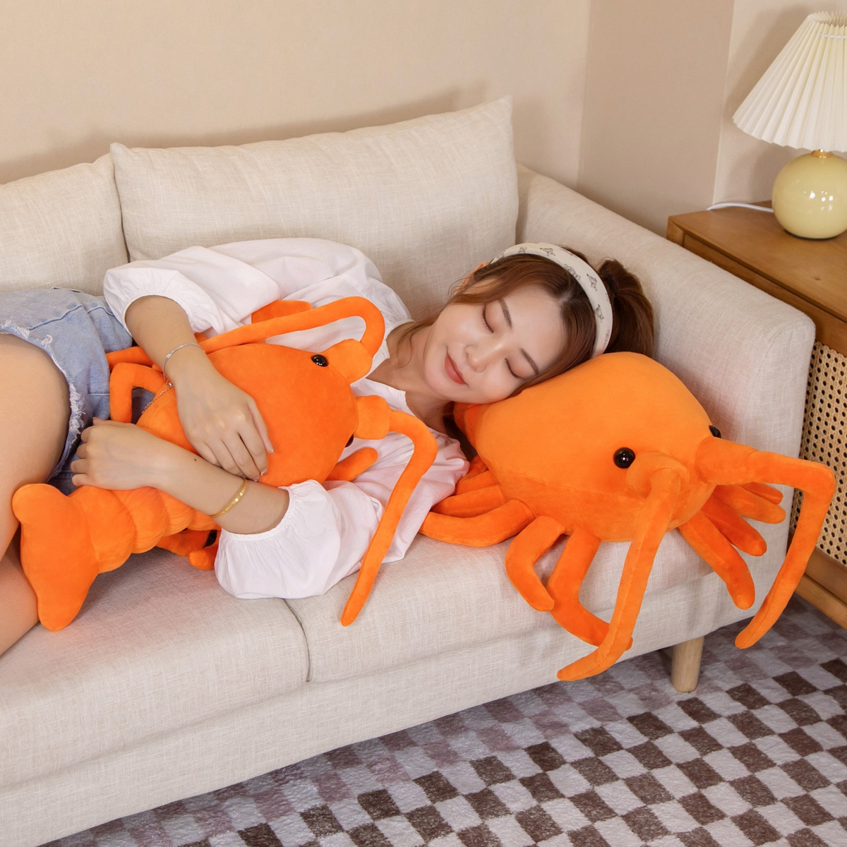 Red Lobster Stuffed Plush Toy