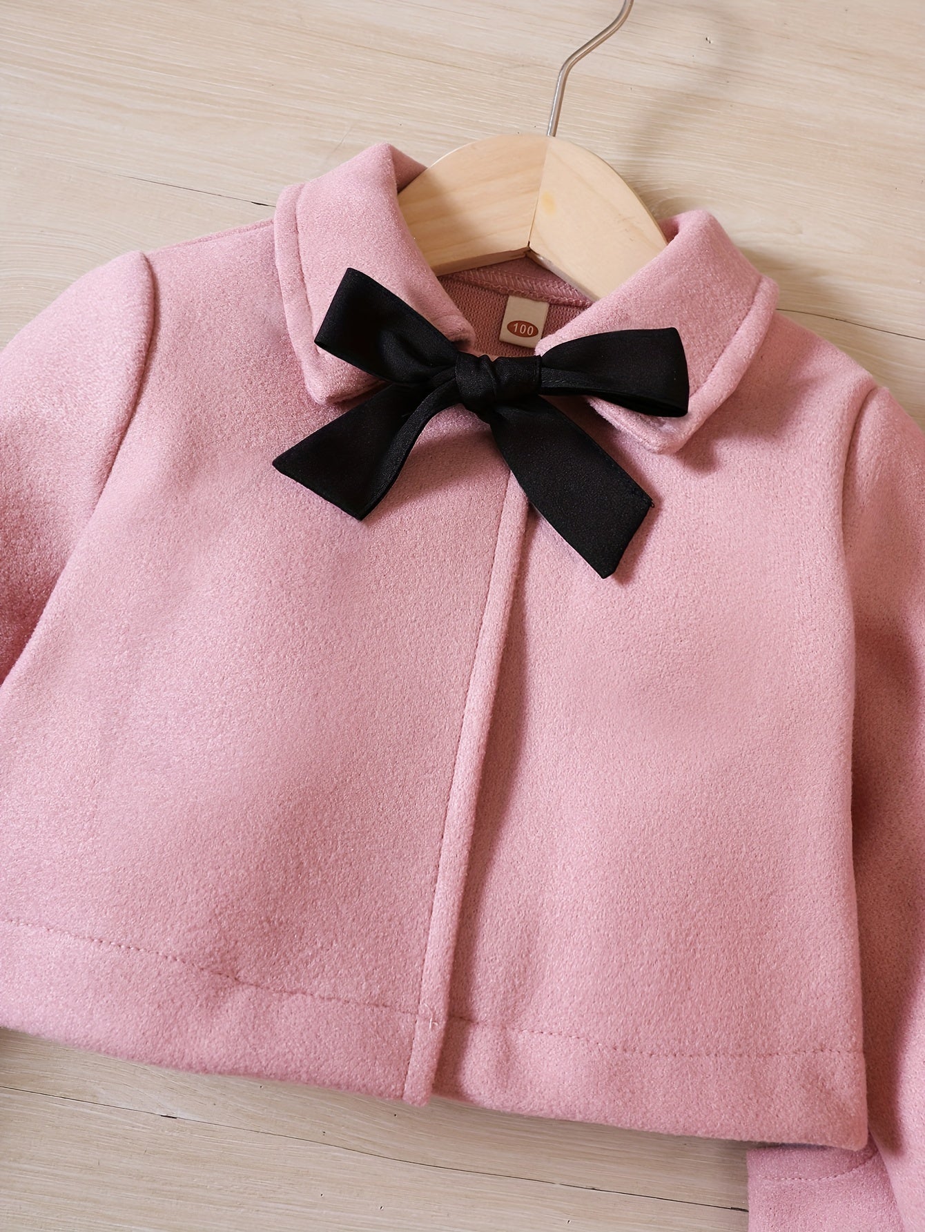 Elegant Girls' Outfit Set – Sleeveless Dress, Long-Sleeve Coat, and Beret