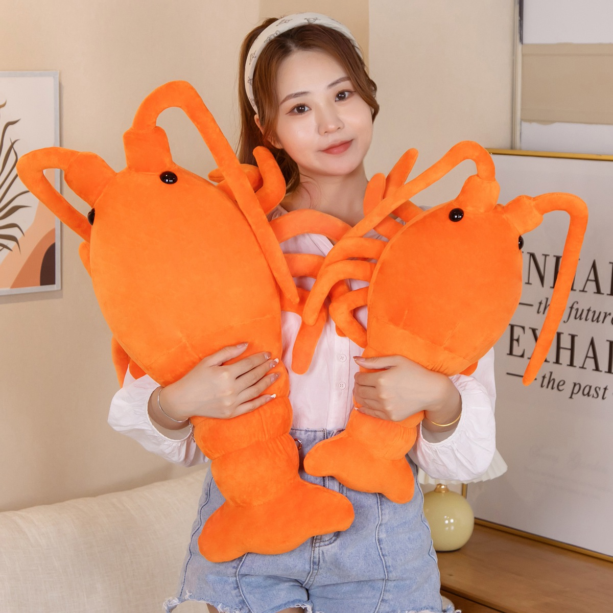 Red Lobster Stuffed Plush Toy