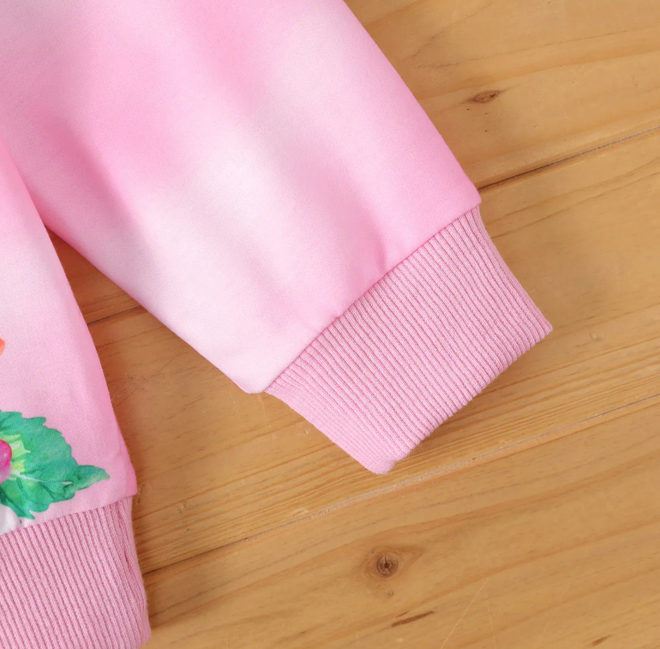 Girls Pink Unicorn Print Sweatshirt