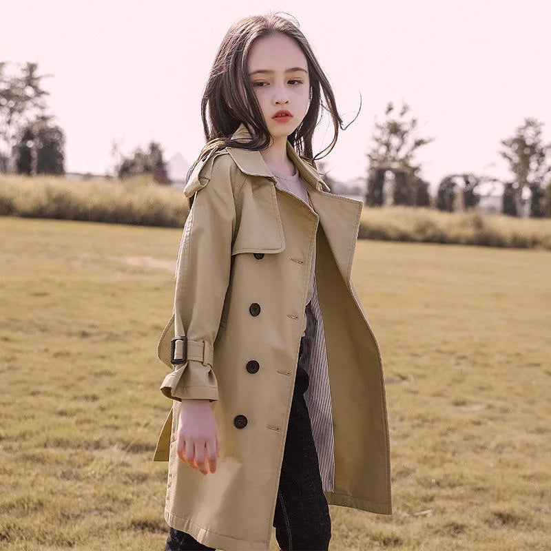 Long Trench Coat for Girls