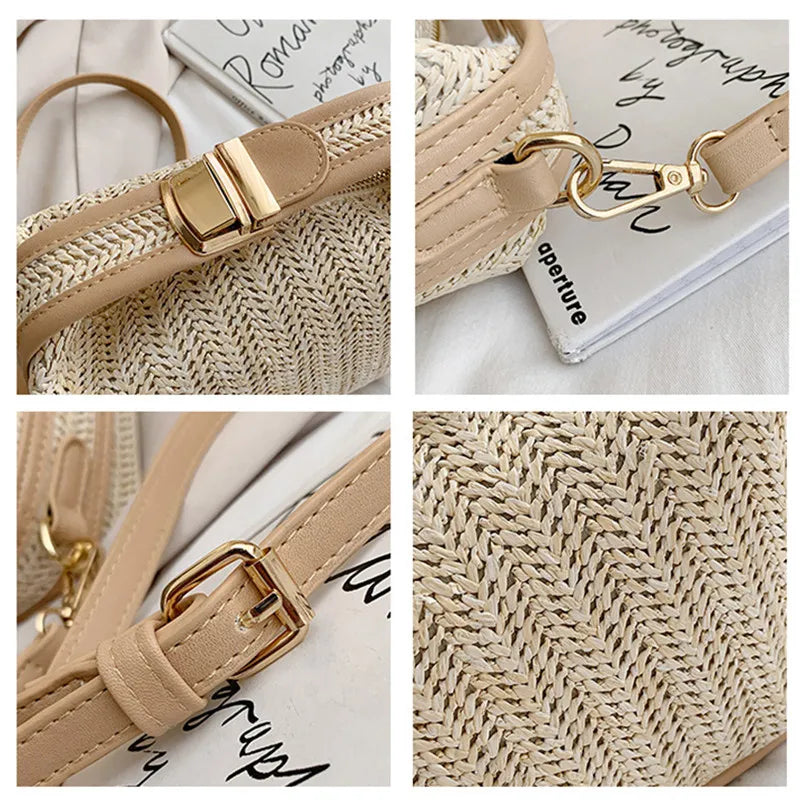 Straw Braided Handbag