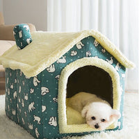 Soft Plush Cat & Dog House Kennel