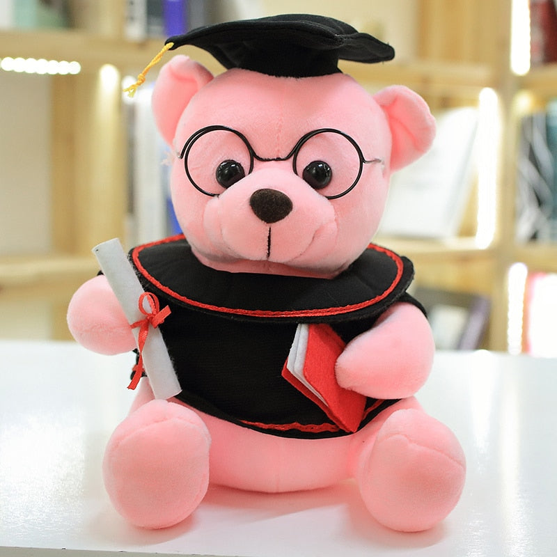 Graduate Teddy Bear Plush Stuffed Toy