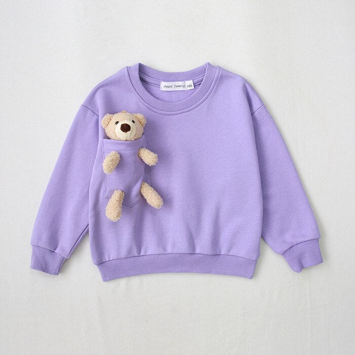 Matching Family Outfit - Mum, Dad & Baby Teddy Bear Sweatshirt