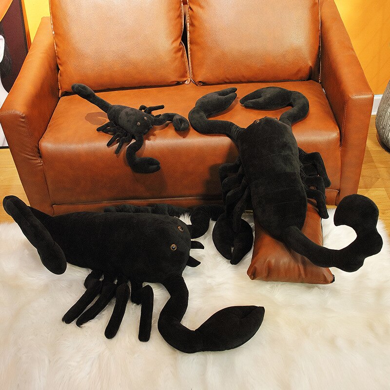 Giant Black Scorpion Plush Stuffed Toy