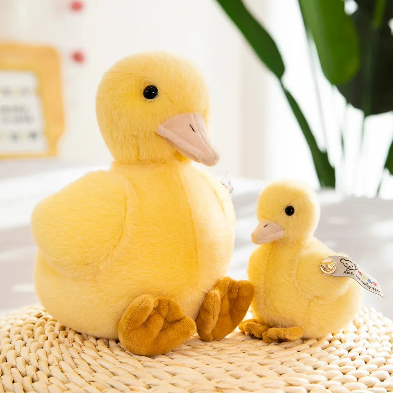 Plush Yellow Lifelike Duck Toy