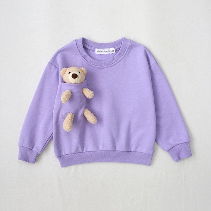 Matching Family Outfit - Mum, Dad & Baby Teddy Bear Sweatshirt