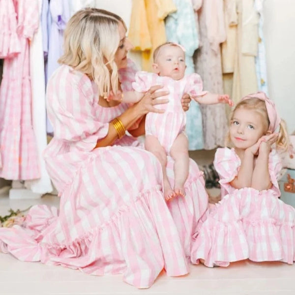 Mum & Daughter Dresses - Summer Matching Family Outfit